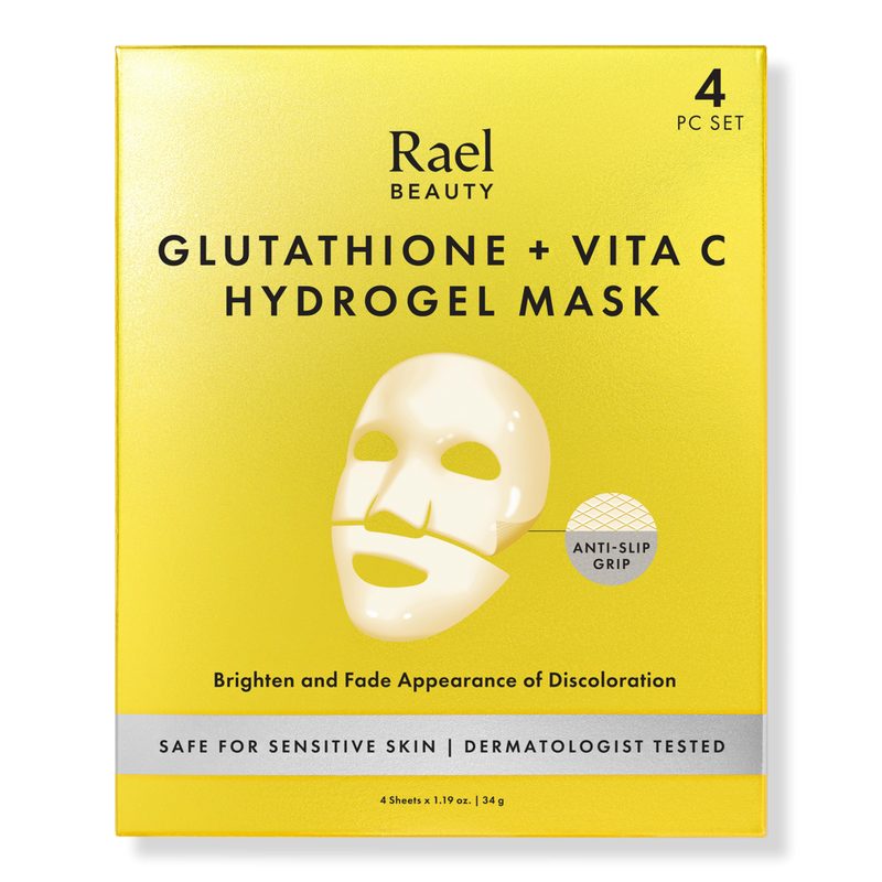 Glutathione + Vitamin C Hydrogel Mask - 4 ct