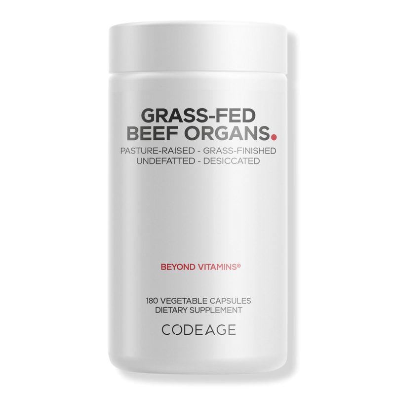 Grass-Fed Beef Organs Freeze-Dried Glandular Supplement