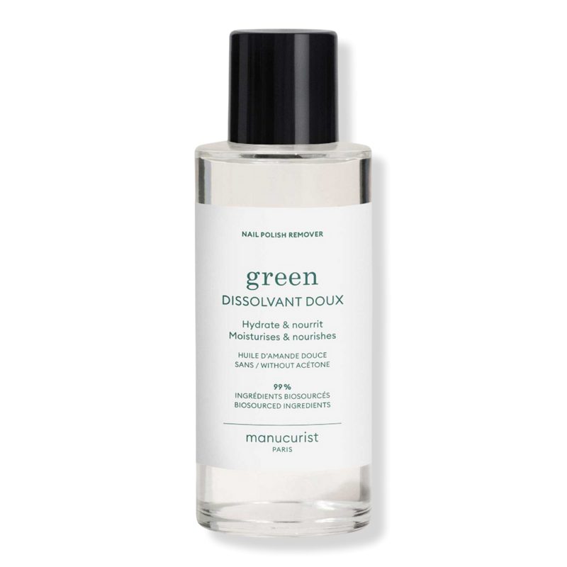 Green Acetone-Free Nail Polish Remover for Deep Hydratation