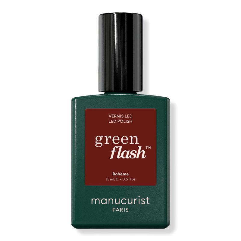Green Flash LED Gel Nail Polish, Non-Toxic Nail Polish - Bohème