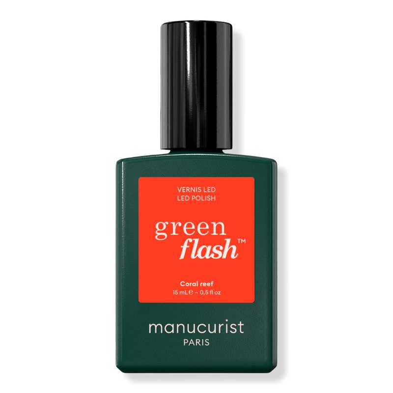 Green Flash LED Gel Nail Polish, Non-Toxic Nail Polish - Coral Reef
