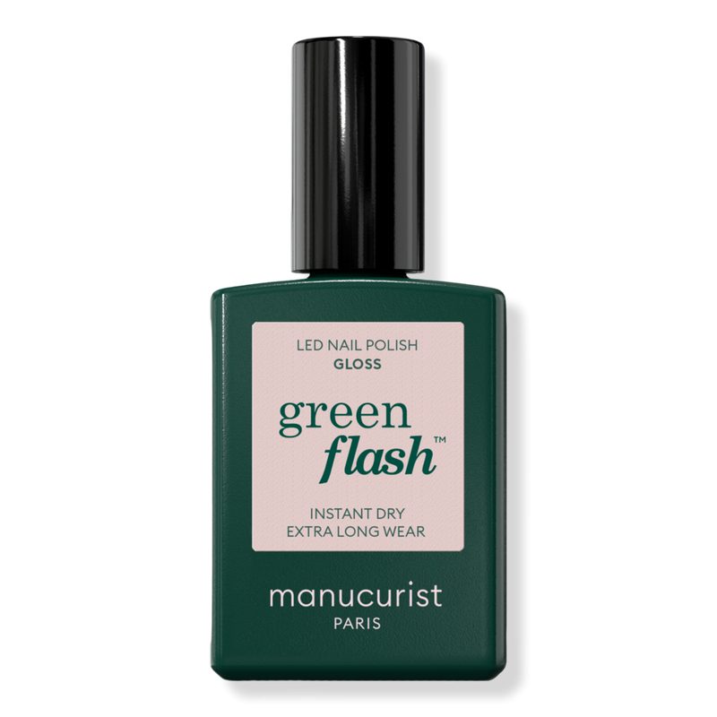 Green Flash LED Gel Nail Polish, Non-Toxic Nail Polish - Gloss (an iridescent pink shimmer)