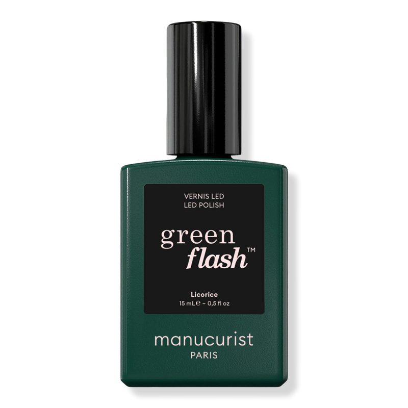 Green Flash LED Gel Nail Polish, Non-Toxic Nail Polish - Licorice