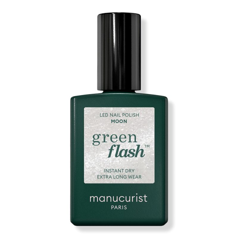 Green Flash LED Gel Nail Polish, Non-Toxic Nail Polish - Moon (a pearly white)
