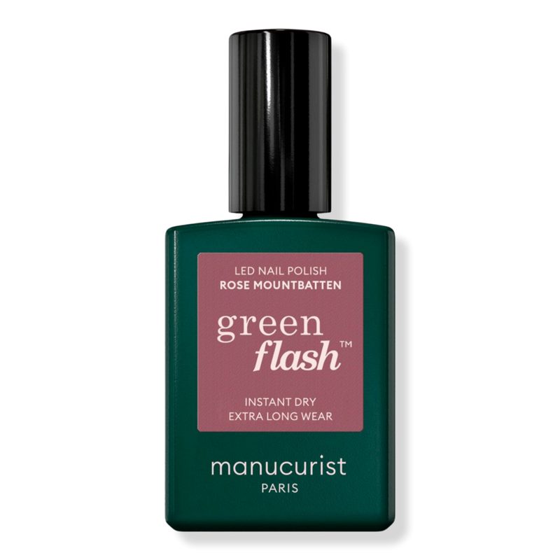 Green Flash LED Gel Nail Polish, Non-Toxic Nail Polish - Rose mountbatten (a pinky taupe)