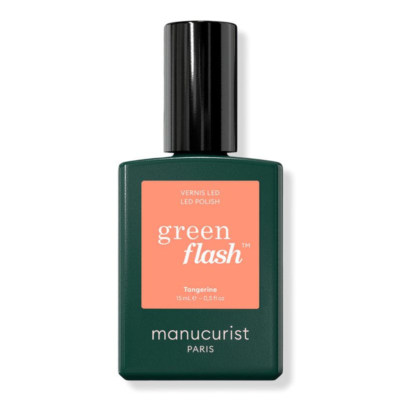 Green Flash LED Gel Nail Polish, Non-Toxic Nail Polish - Tangerine