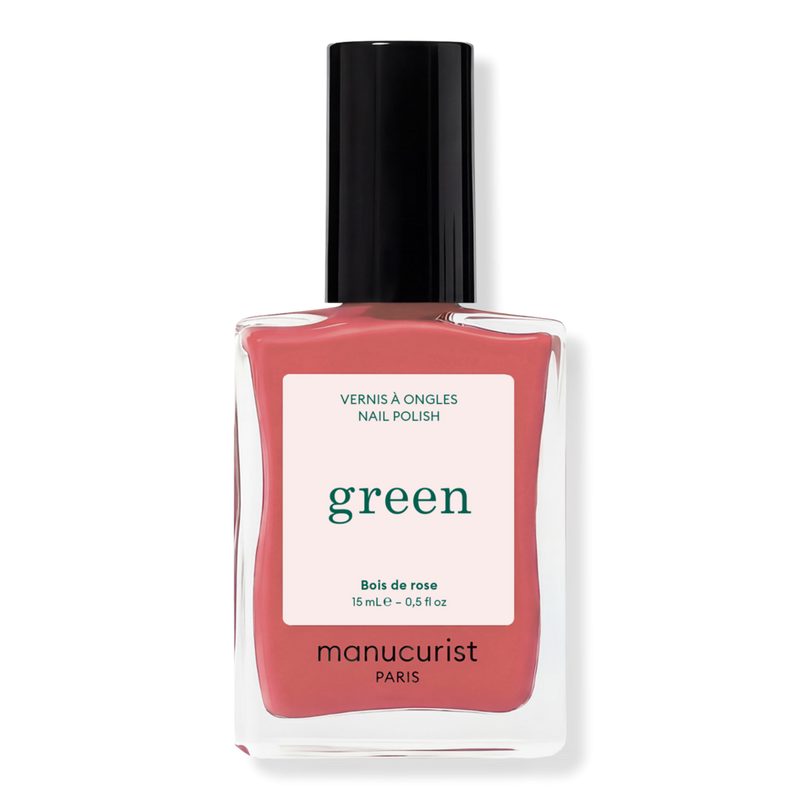 Green Nail Polish, Quick Dry, Non-Toxic Nail Polish with Gel-Like Finish - Bois de Rose (a dusty pink)