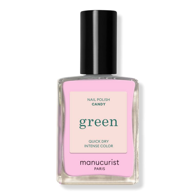 Green Nail Polish, Quick Dry, Non-Toxic Nail Polish with Gel-Like Finish - Candy (a cool-toned pink)