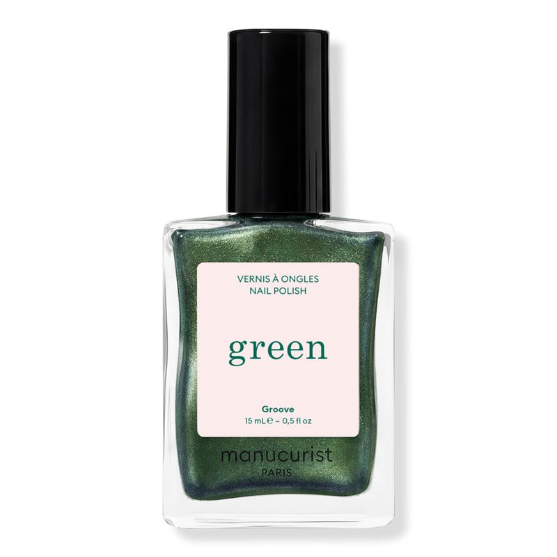 Green Nail Polish, Quick Dry, Non-Toxic Nail Polish with Gel-Like Finish - Groove