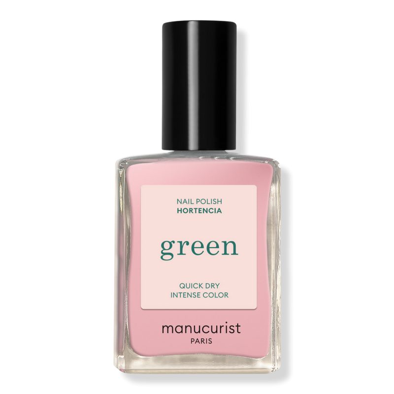Green Nail Polish, Quick Dry, Non-Toxic Nail Polish with Gel-Like Finish - Hortencia (a sheer pale pink)