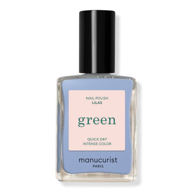 Green Nail Polish, Quick Dry, Non-Toxic Nail Polish with Gel-Like Finish - Lilas (a pastel blue)