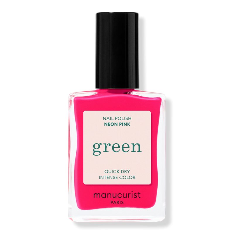 Green Nail Polish, Quick Dry, Non-Toxic Nail Polish with Gel-Like Finish - Neon pink