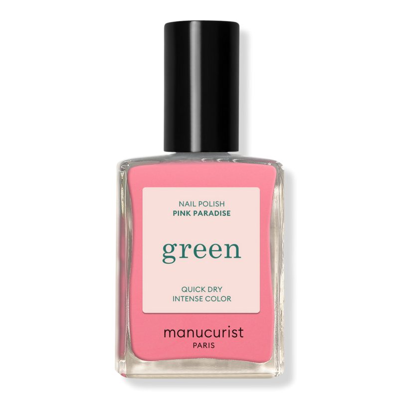 Green Nail Polish, Quick Dry, Non-Toxic Nail Polish with Gel-Like Finish - Pink paradise (a candy pink)