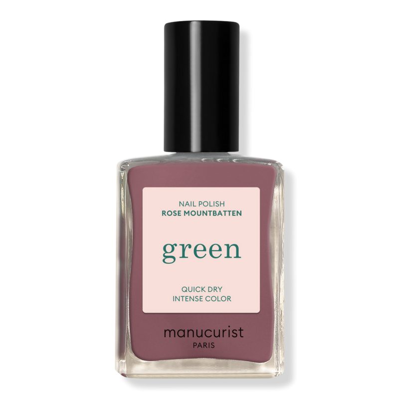 Green Nail Polish, Quick Dry, Non-Toxic Nail Polish with Gel-Like Finish - Rose mountbatten (a pinky taupe)