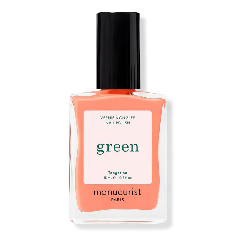 Green Nail Polish, Quick Dry, Non-Toxic Nail Polish with Gel-Like Finish - Tangerine
