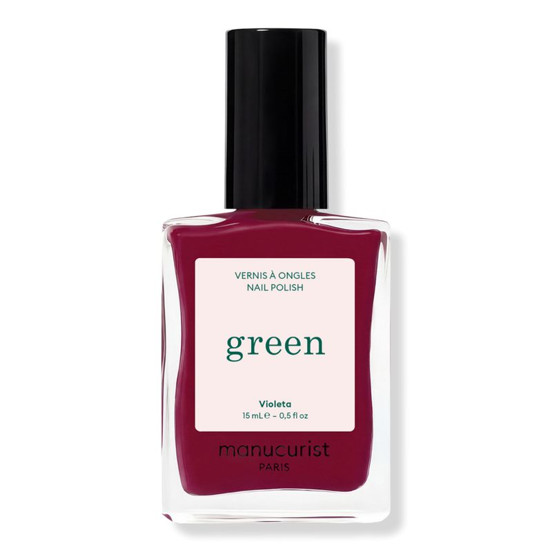 Green Nail Polish, Quick Dry, Non-Toxic Nail Polish with Gel-Like Finish - Violeta (a pinky purple)