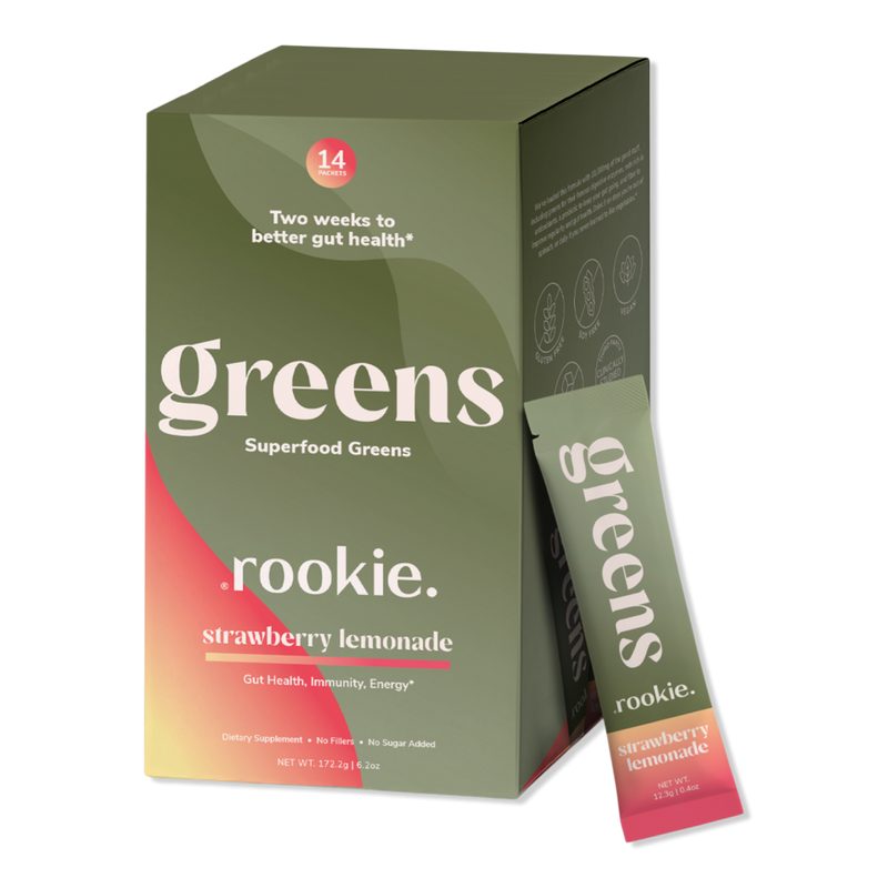 Greens & Superfoods: Gut Health + Immune Support - Strawberry Lemonade