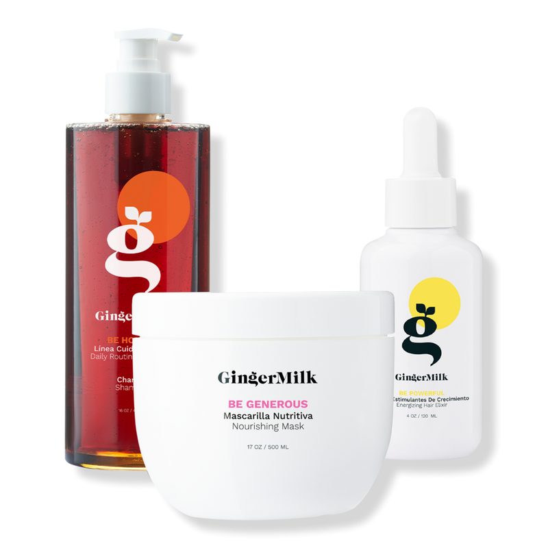 Hair Growth & Hair Loss Prevention Kit with Rosemary, Biotin & Castor Oil, 3-Piece