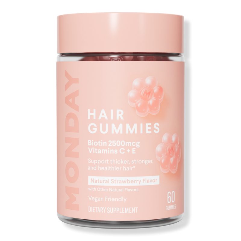 Hair Gummies with Biotin & Vitamin C+E For Thicker Stronger Hair