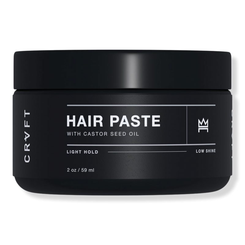 Hair Paste for Men, Medium Hold, Low Shine, Boosts Volume & Texture, Water‑Based