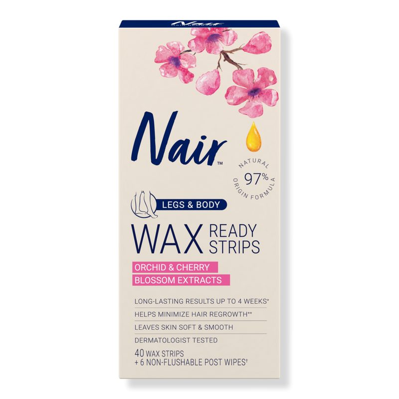 Hair Remover Wax Ready Strips, Legs and Body