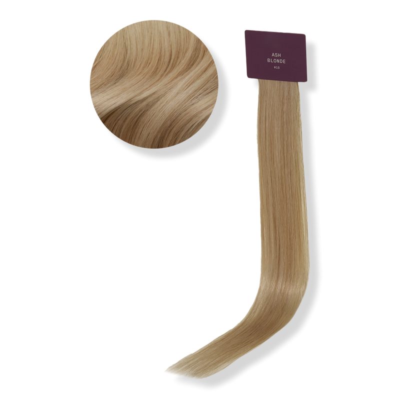 Halo Hair Extensions Color Swatch - Ash Blonde #18