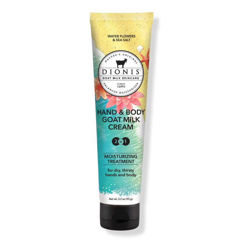 Hand & Body Goat Milk Cream - Water Flowers & Sea Salt