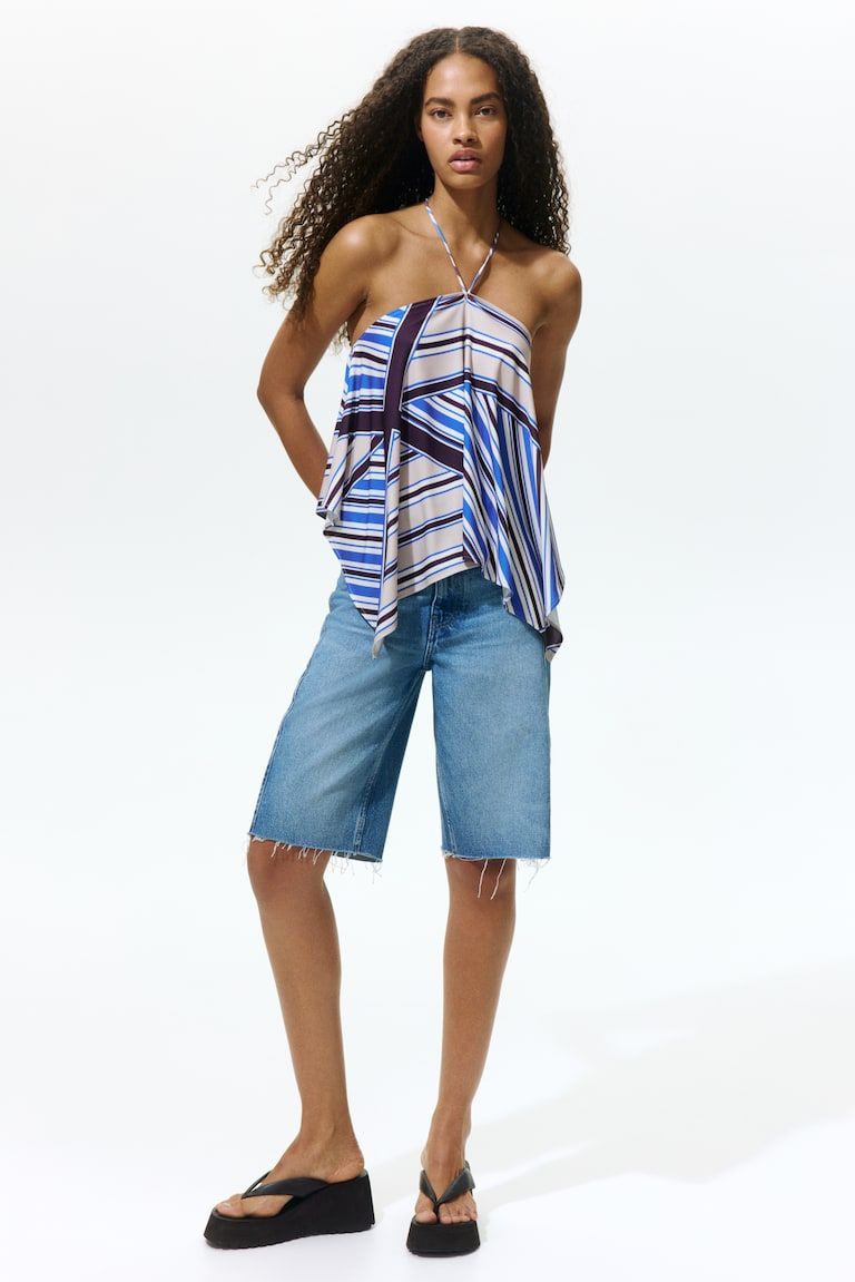 Handkerchief Halterneck Top