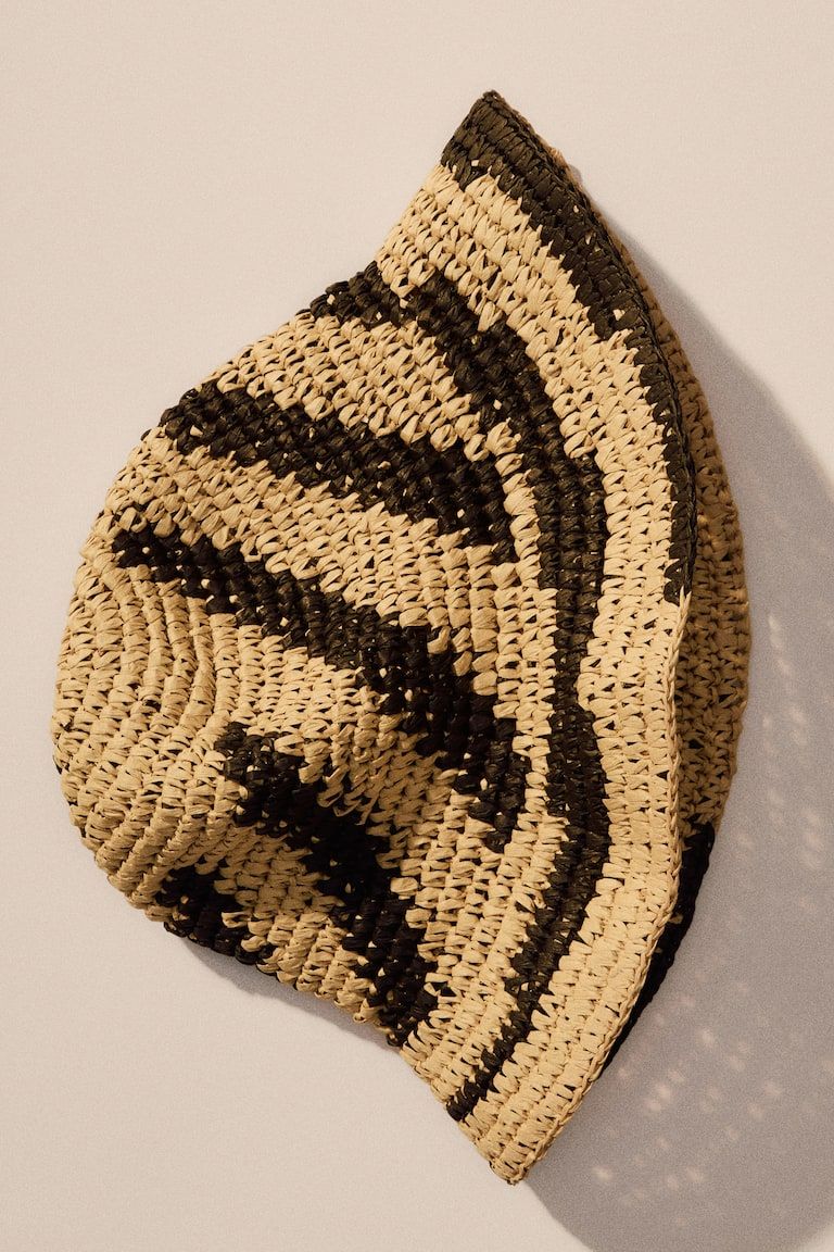 Handmade Straw Bucket Hat