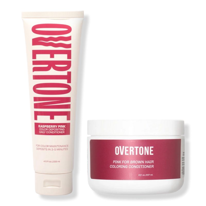 Healthy Color Duo Coloring Conditioner + Daily Conditioner Set - Raspberry Pink Healthy Color Duo