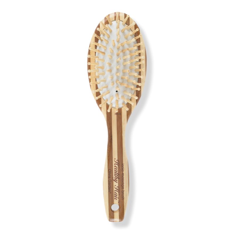 Healthy Hair Eco-Friendly Bamboo Ionic Massage Large Oval Brush