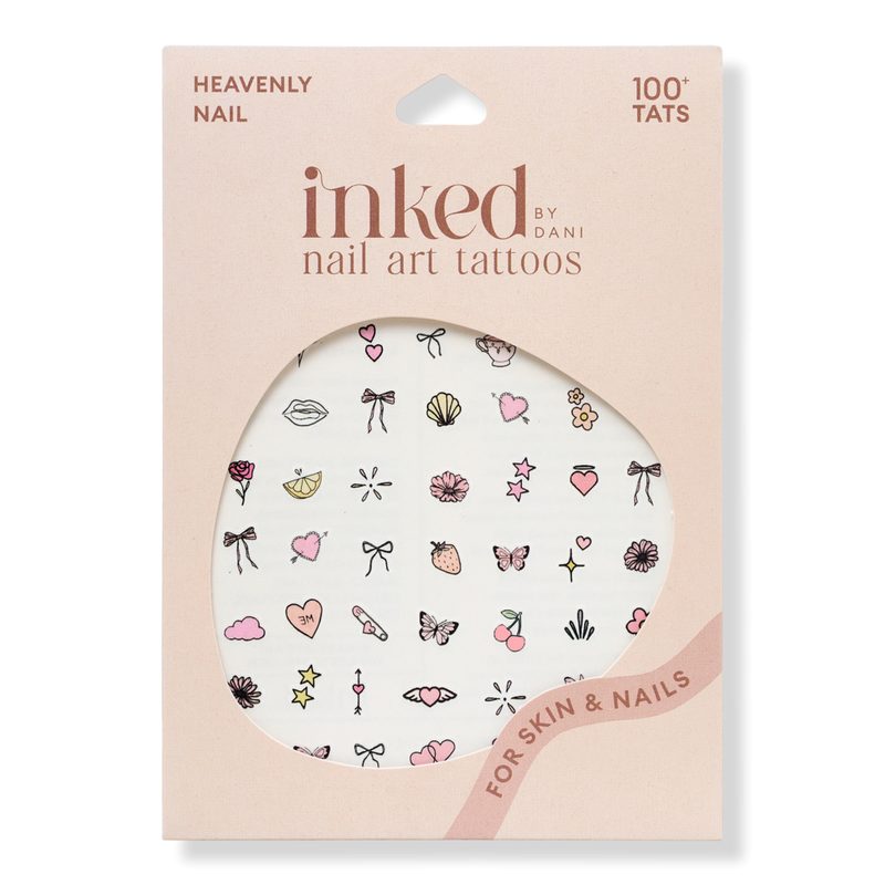 Heavenly Nail Art Temporary Tattoo Pack