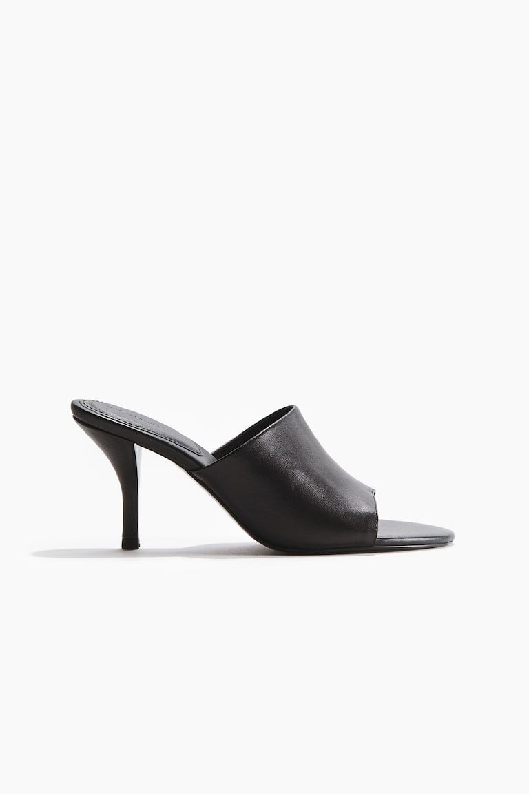 Heeled Leather Sandals