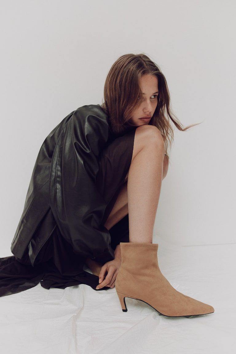 Heeled Sock Boots