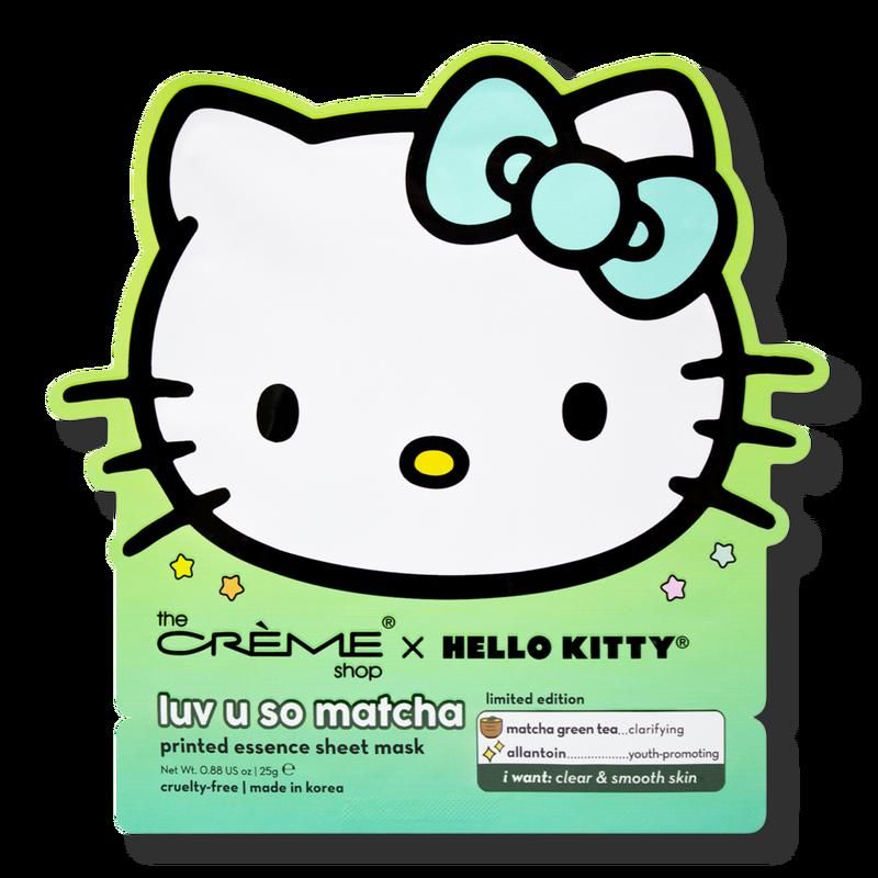 Hello Kitty Luv U So Matcha Printed Essence Sheet Mask