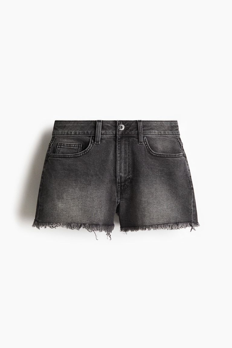 High Denim Shorts