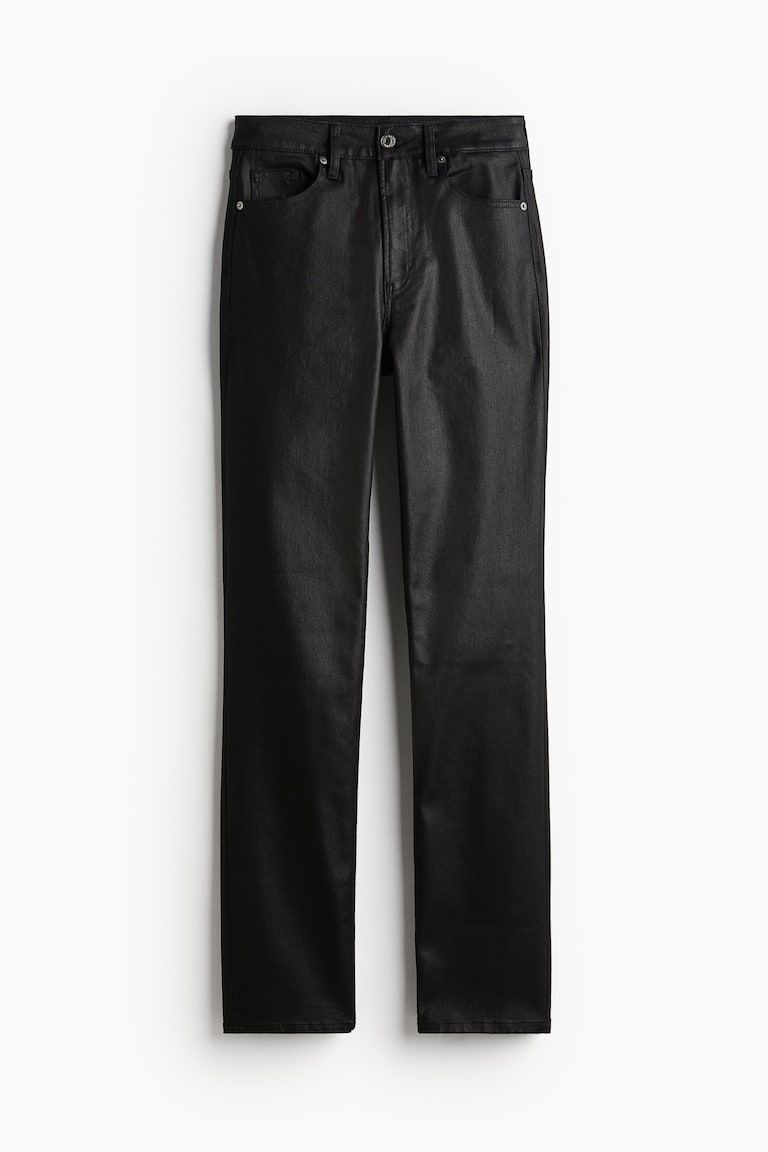 High Rise Slim Straight Leg Jeans