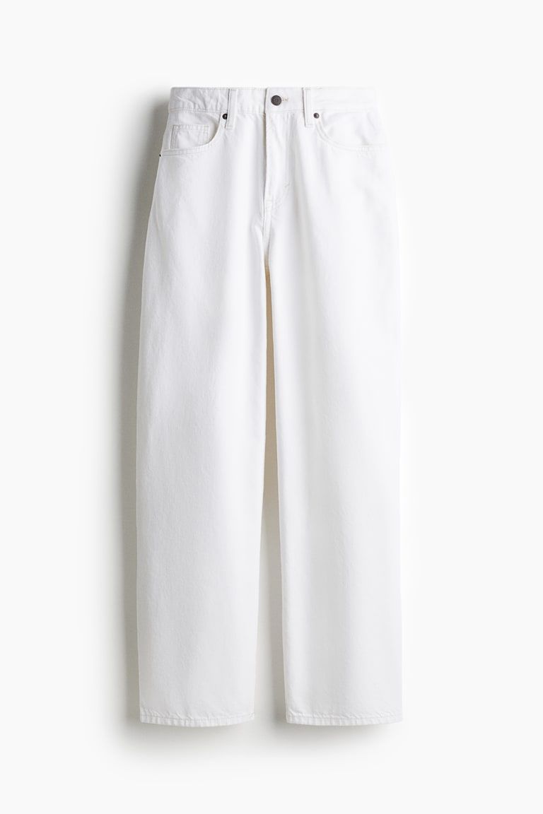 High-Rise Wide-Leg Baggy Jeans