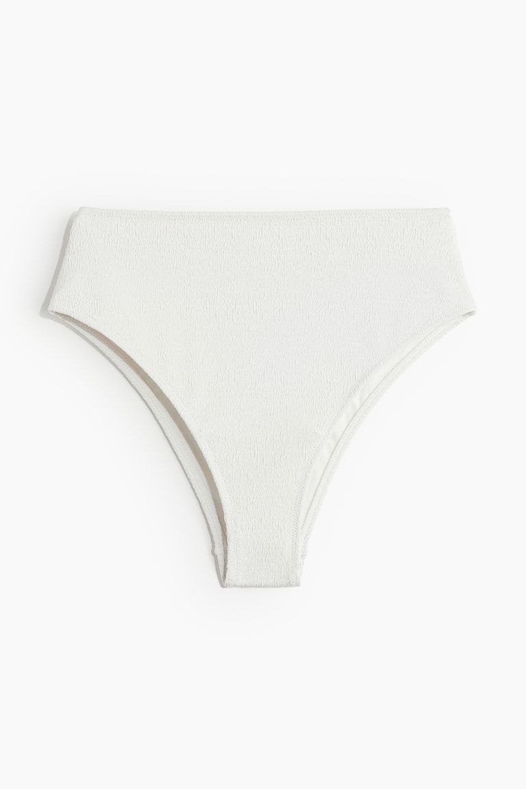 High Waist Cheeky Bikini Bottoms
