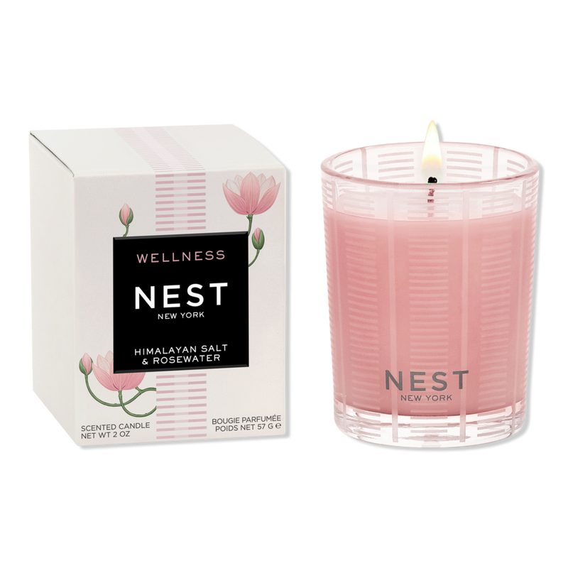 Himalayan Salt & Rosewater Votive Candle