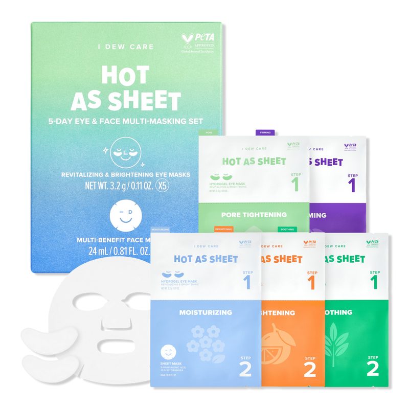 Hot As Sheet 5-Day Eye & Face Multi-Masking Set