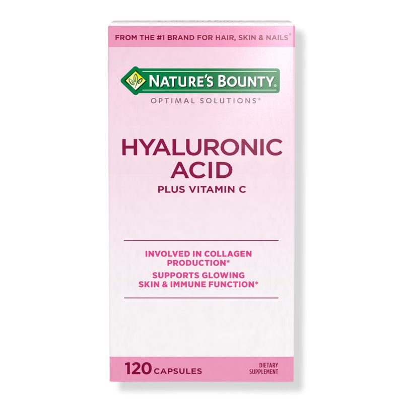 Hyaluronic Acid Plus Vitamin C Capsules for Glowing Skin