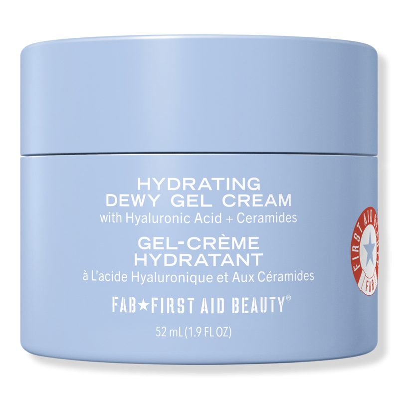 Hydrating Dewy Gel Cream Moisturizer with Hyaluronic Acid +Ceramides