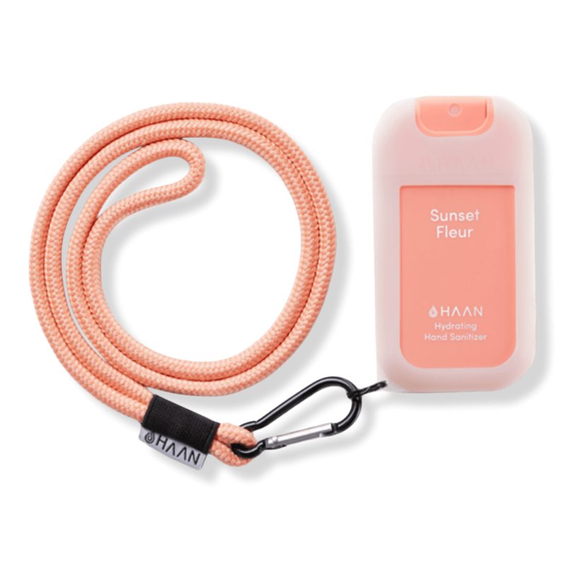 Hydrating Hand Cleansing Spray with Lanyard - Sunset Fleur