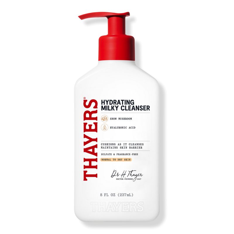 Hydrating Milky Facial Cleanser with Snow Mushroom and Hyaluronic Acid