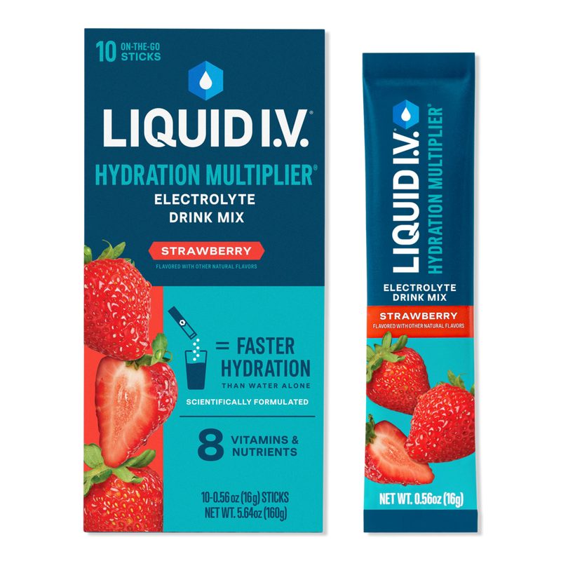 Hydration Multiplier Electrolyte Drink Mix Strawberry - 10 ct