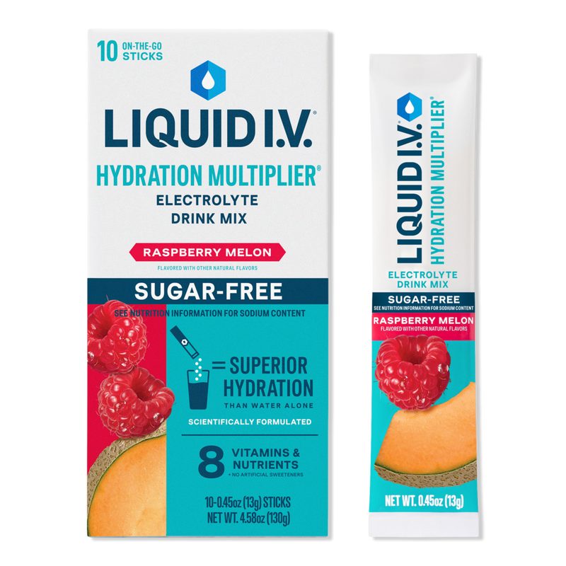 Hydration Multiplier Electrolyte Drink Mix Sugar Free Raspberry Melon