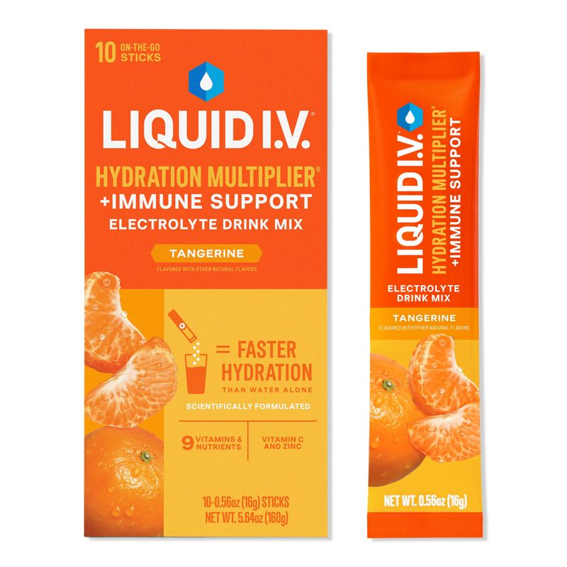 Hydration Multiplier+ Immune Support Electrolyte Drink Mix Tangerine - 10 ct
