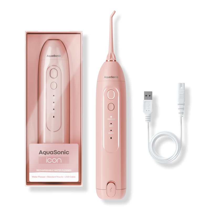 Icon Rechargeable Water Flosser - Pink