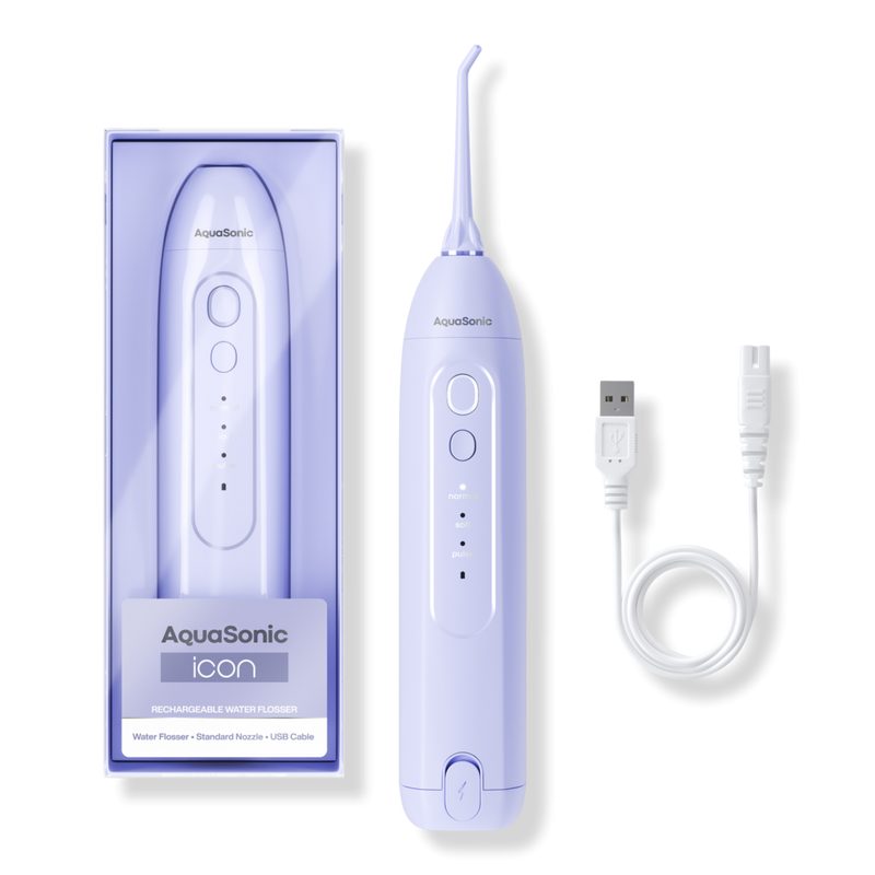 Icon Rechargeable Water Flosser - Purple